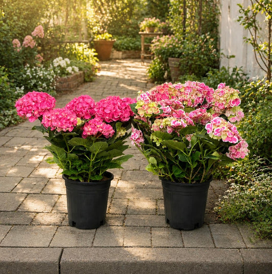 Hydrangea plant L